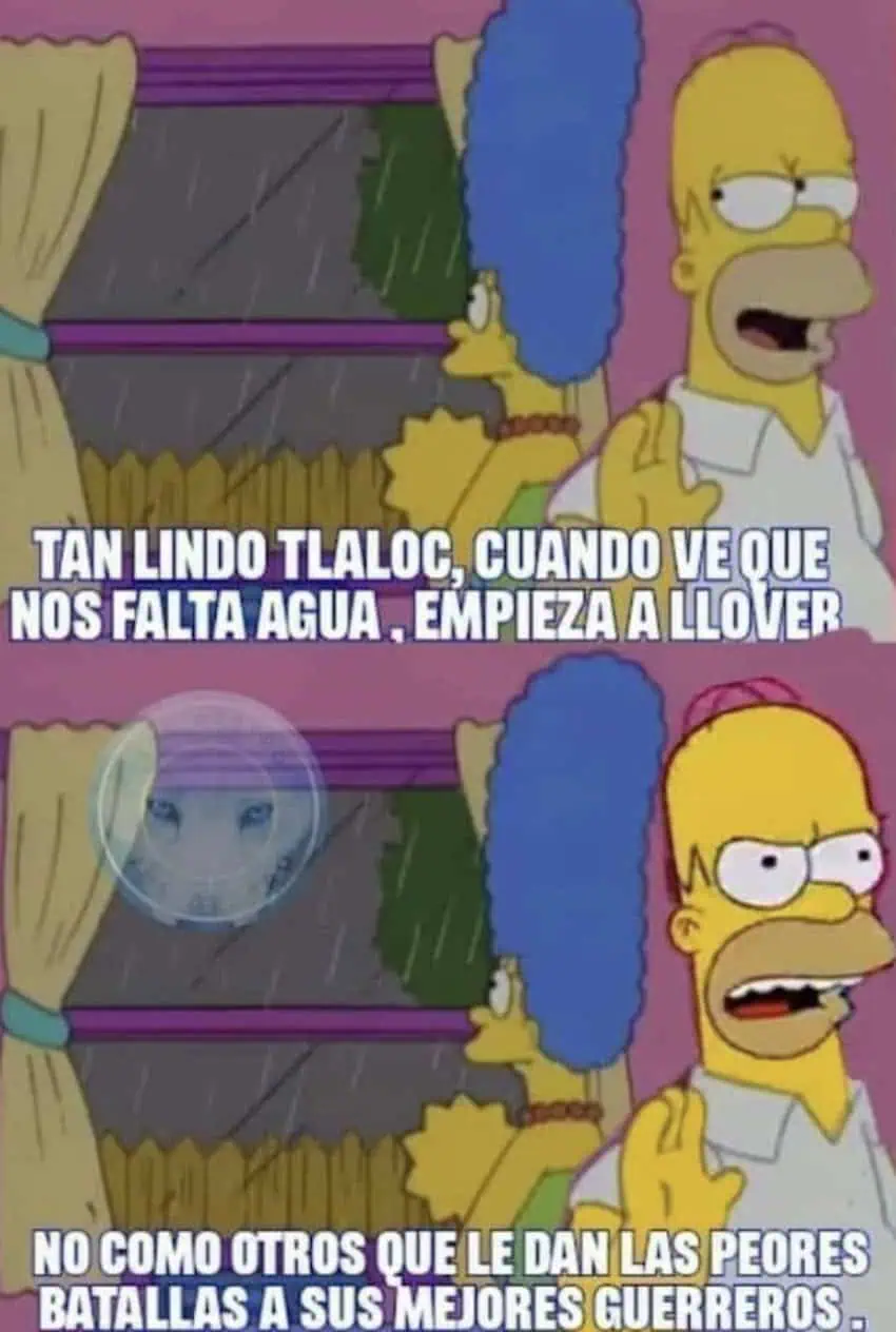 Homer Simpson Mexican meme